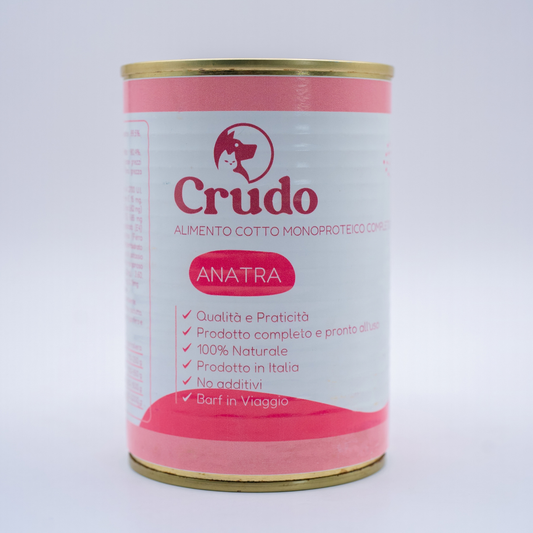 Casalinga Cotta per CANI (No Frigo) - Anatra - in Lattina (400 gr)