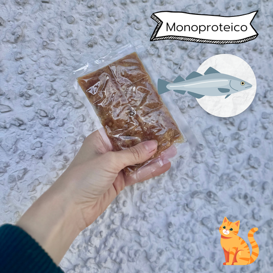 Casalinga Cotta per GATTI (No Frigo) - Merluzzo - Sottovuoto (85 gr)