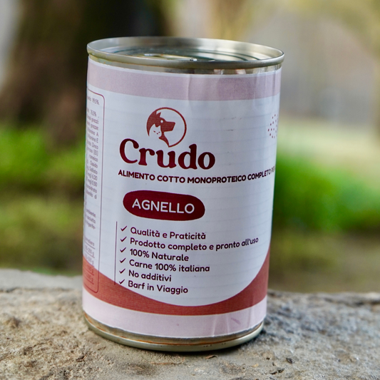 Casalinga Cotta per CANI (No Frigo) - Agnello - in Lattina (400 gr)