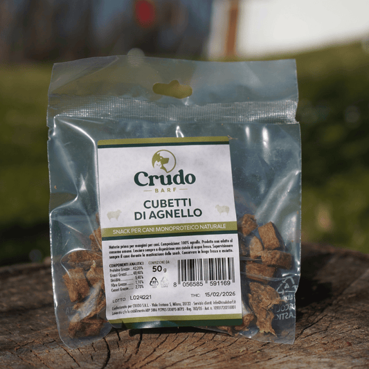 Cubetti di Agnello Essiccati (50 gr)