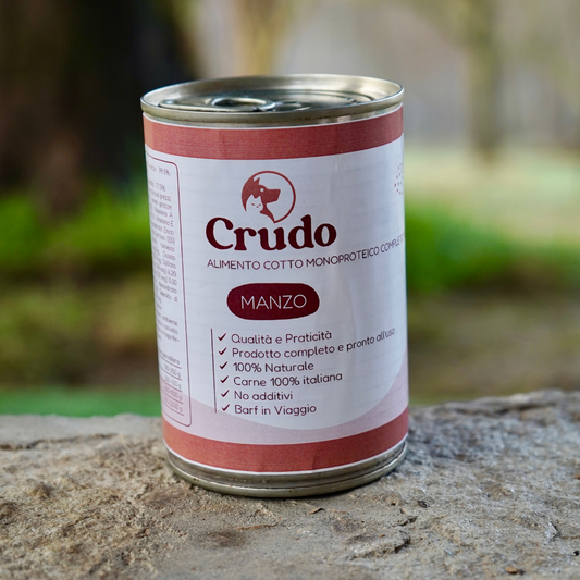 Casalinga Cotta per CANI (No Frigo) - Manzo - in Lattina (400 gr)