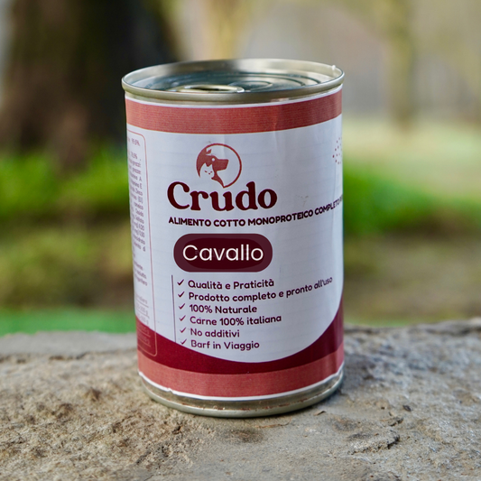 Casalinga Cotta per CANI (No Frigo) - Cavallo - in Lattina (400 gr)